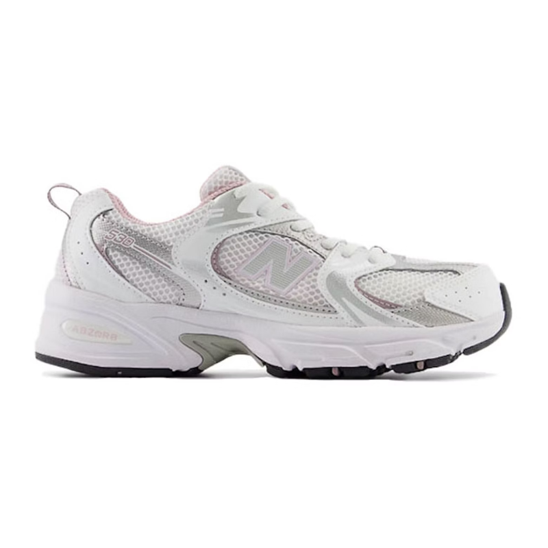 New Balance 530 – White Mid Century Pink GS