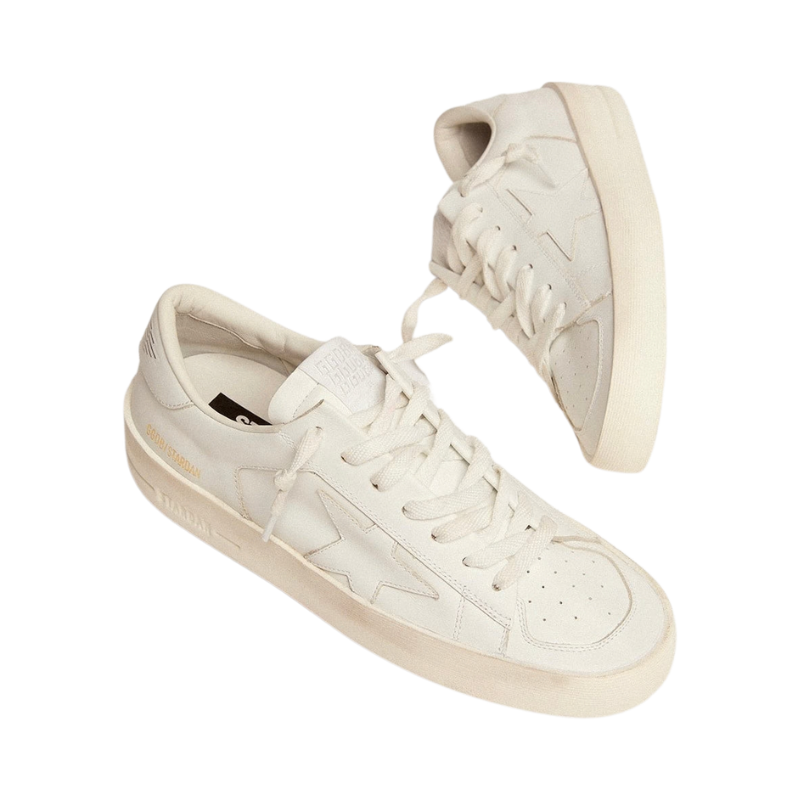 Golden Goose Super-Star Stardan in total white leather(Men's)