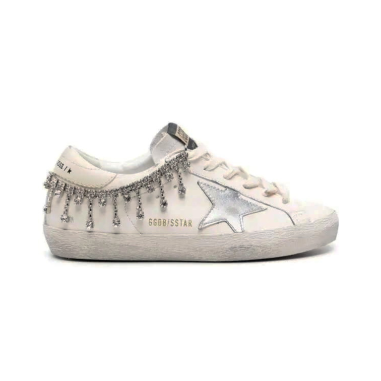 Golden Goose Super-Star Crystal Embellished Sneakers