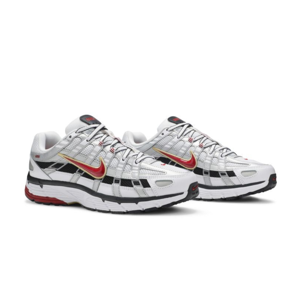 Nike P-6000 'Metallic Silver Red'
