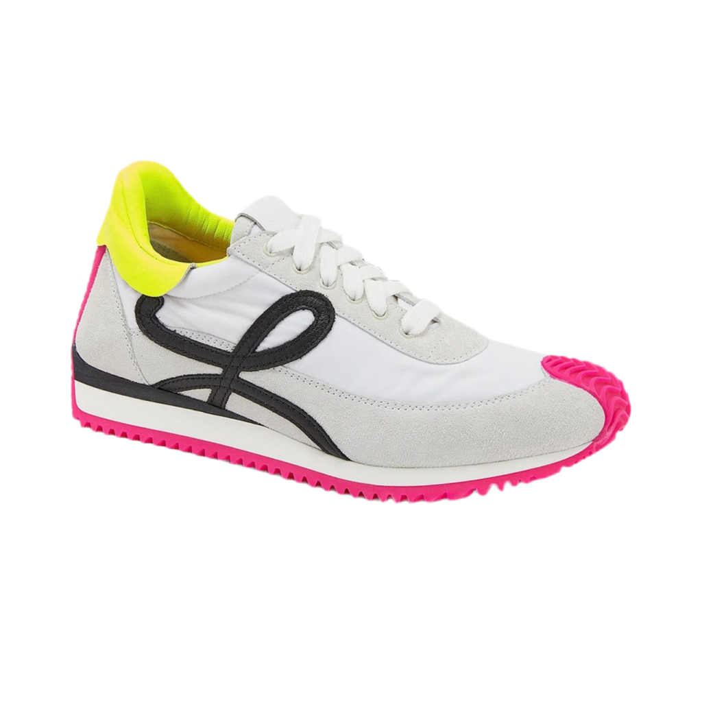 LOEWE NYLON SUEDE FLOW RUNNER SNEAKERS
