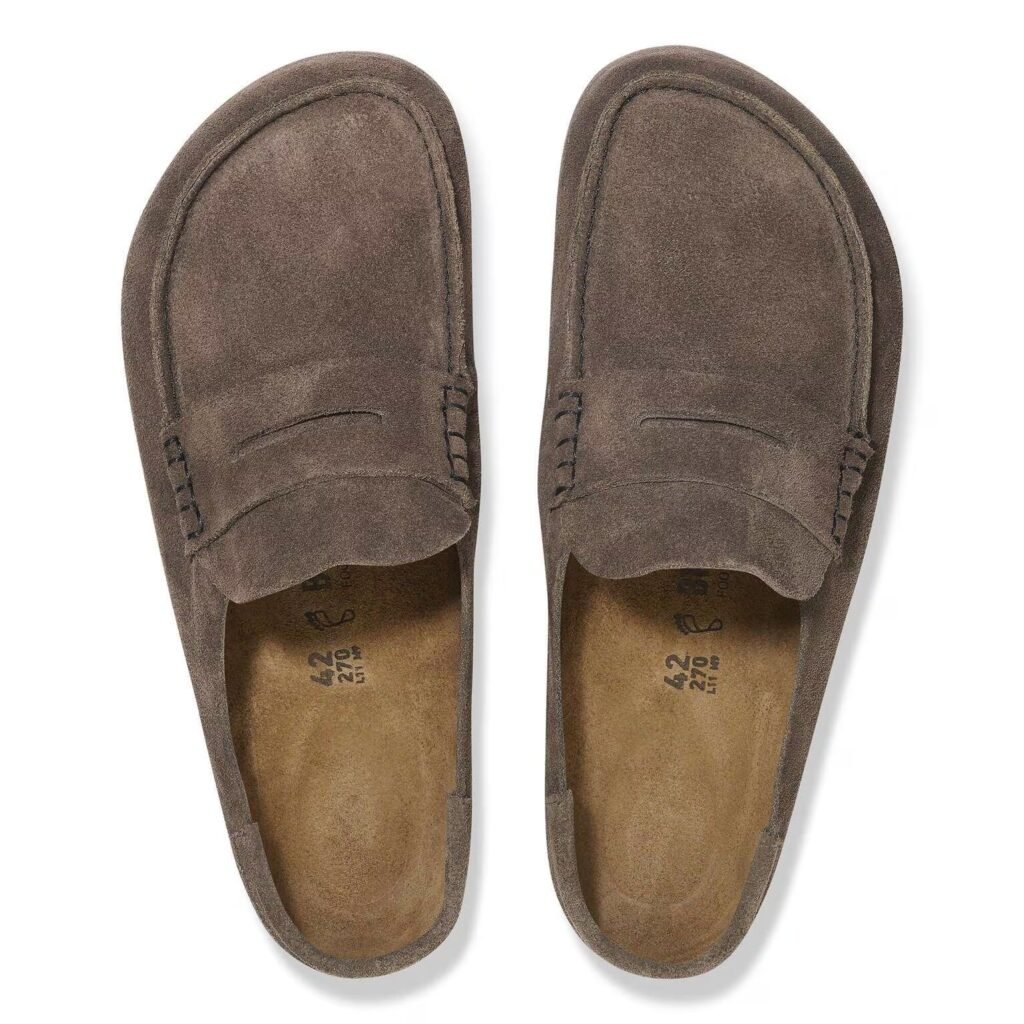 Birkenstock Naples Wrapped Concrete Gray