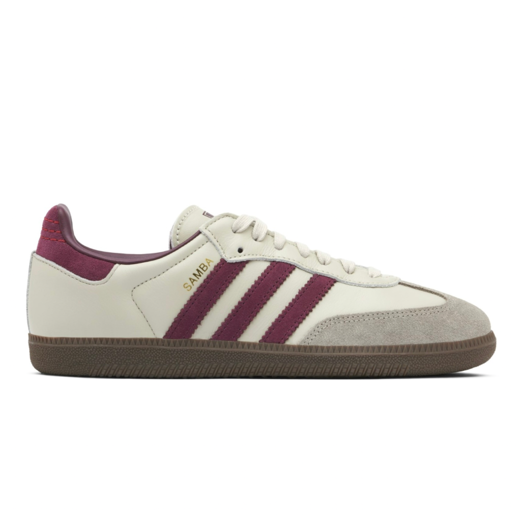 Adidas Samba OG – Putty Grey Maroon