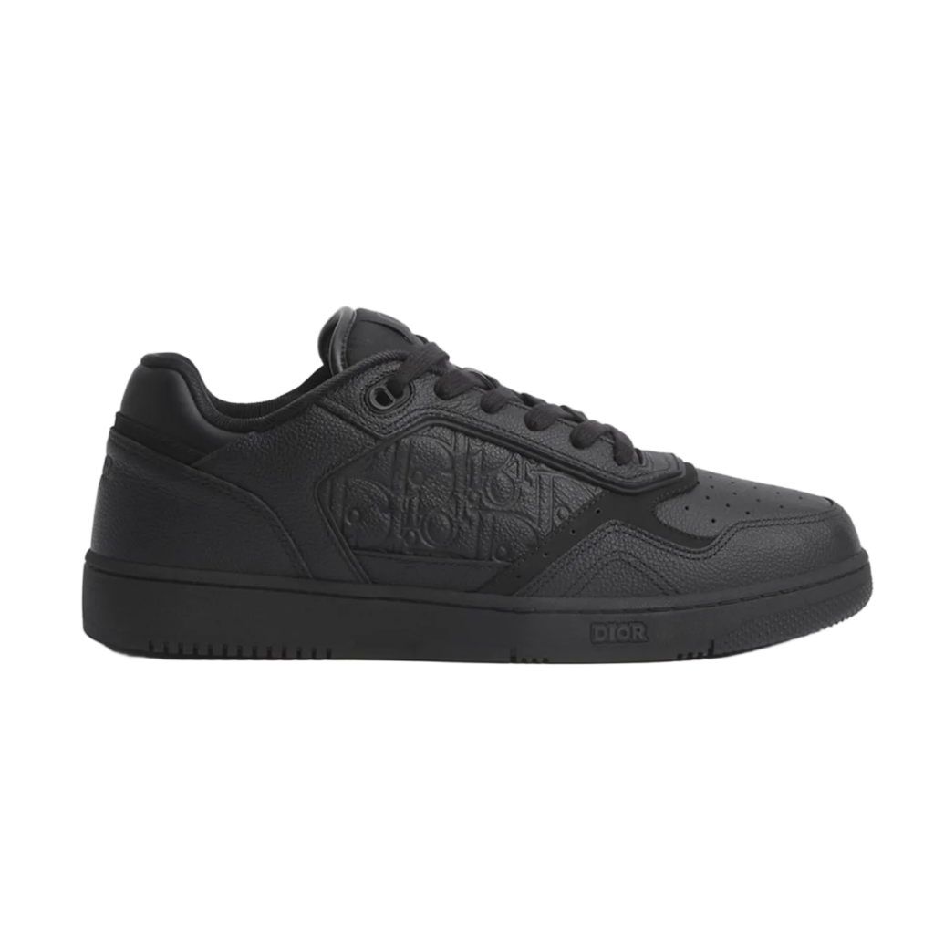 Dior B27 Uptown Low-Top Sneaker Black Grained Calfskin and Black Dior Gravity Leather
