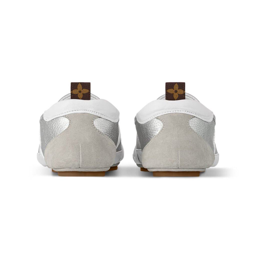 Louis Vuitton LV Sneakerina Metallic grained calf leather
