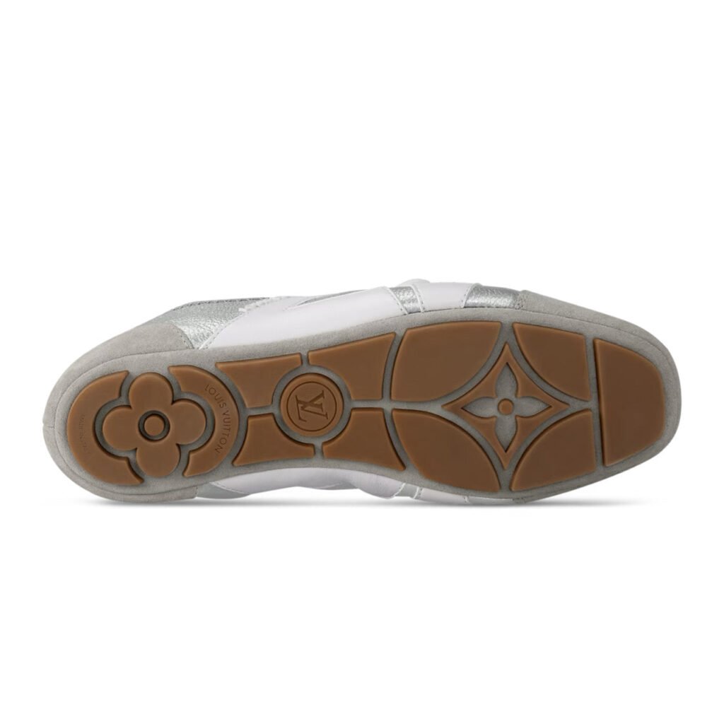 Louis Vuitton LV Sneakerina Metallic grained calf leather