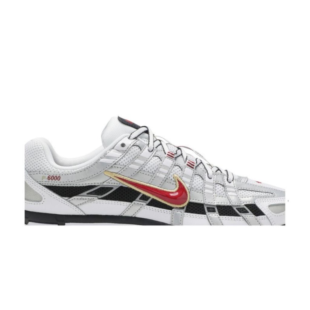 Nike P-6000 'Metallic Silver Red'
