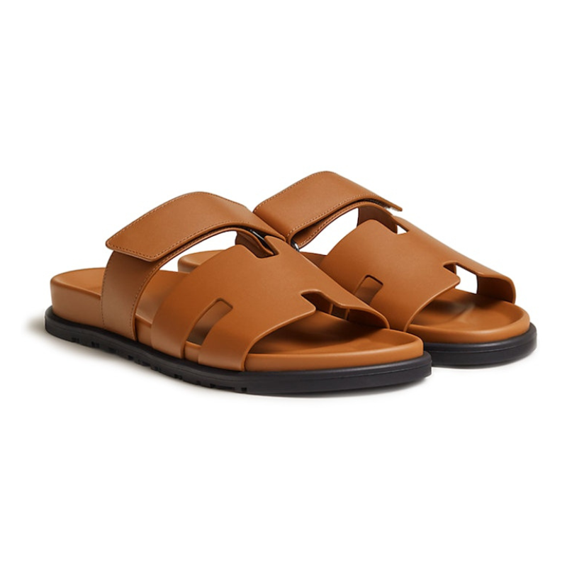 Hermes Chypre Sandal – Naturel Calfskin Leather