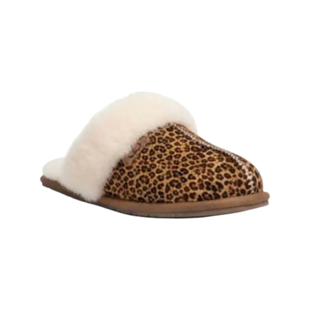 UGG Scuffette II Snow Leopard Slipper