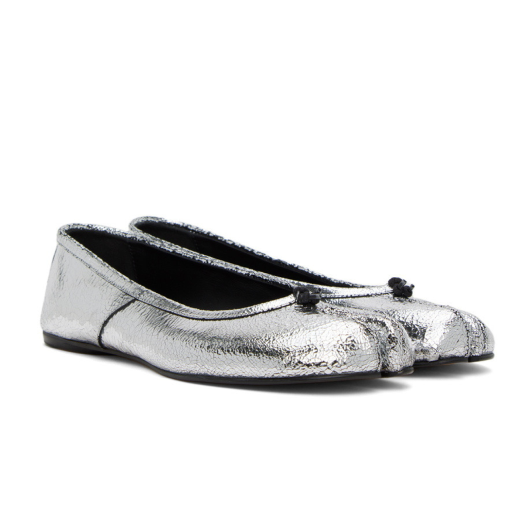 Maison Margiela Tabi Ballerina Cream Sliver