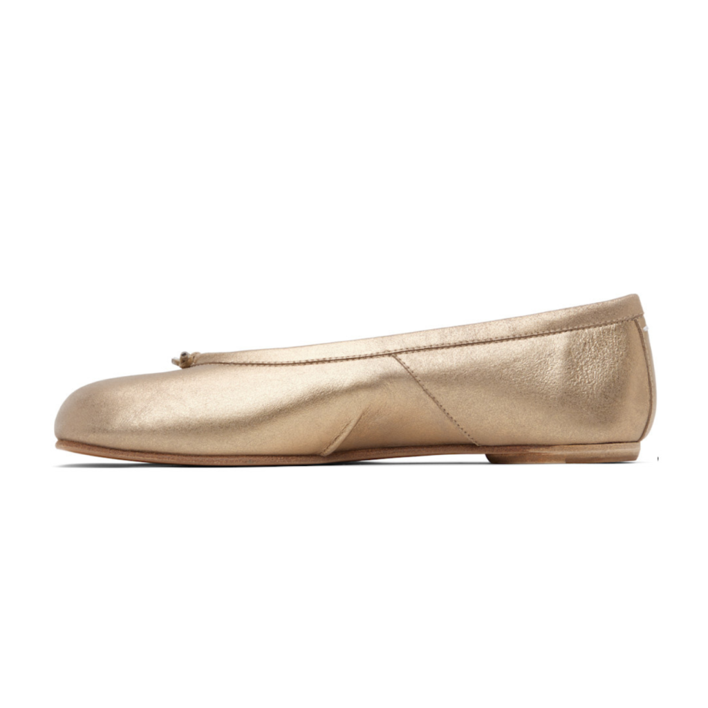 Maison Margiela Tabi Ballerina Cream Gold